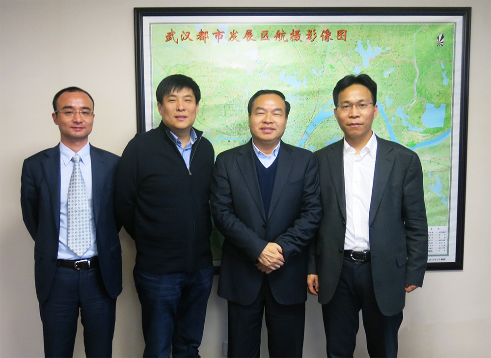 银娱优越会建设集团刘载望董事长一行赴汉投资考察 武汉市委副书记、市长唐良智亲热会见